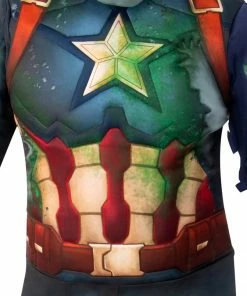 Rubies Deerfield Captain America Zombie Deluxe Costume, Teen