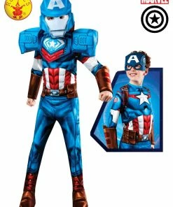 Rubies Deerfield Captain America Mechstrike Deluxe Costume, Child