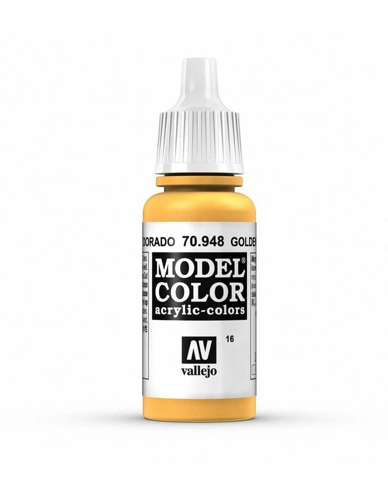 Ozzie Collectables Vallejo Model Colour - Golden Yellow 17 Ml 1 Ozzie Collectables Vallejo Model Colour - Golden Yellow 17 Ml