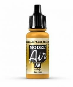 Ozzie Collectables All Board Games Vallejo Model Air - Yellow Ochre 17 Ml