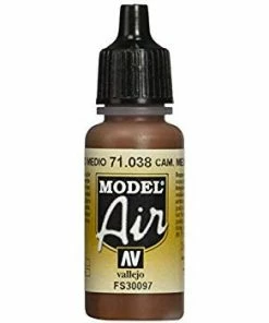 Ozzie Collectables All Board Games Vallejo Model Air - Camouflage Medium Brown 17 Ml