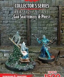 D&D Collectors Series Miniatures Elemental Evil Gar Shatterkeel & Water Priest (2 Figs) Dungeons & Dragons