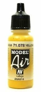 Ozzie Collectables Vallejo Model Air - Yellow RLM04 17 Ml All Board Games