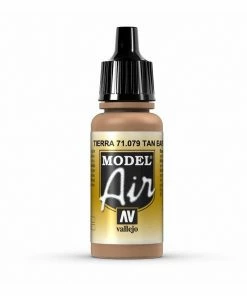 Ozzie Collectables Vallejo Model Air - Tan Earth 17 Ml All Board Games