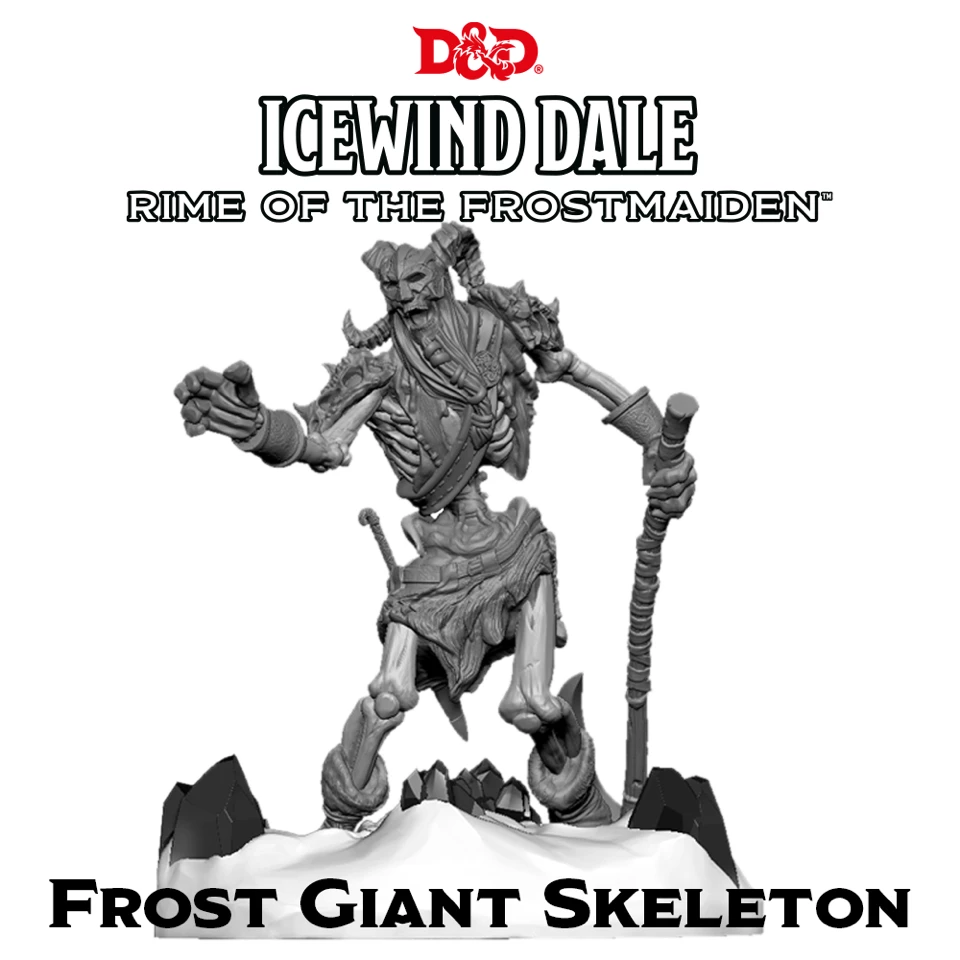 Dungeons & Dragons D&D Icewind Dale Rime Of The Frostmaiden Frost Giant Skeleton 1 Dungeons & Dragons D&D Icewind Dale Rime Of The Frostmaiden Frost Giant Skeleton