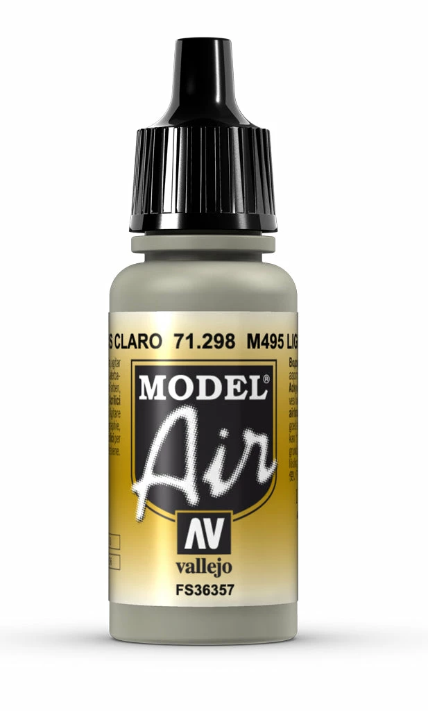 Ozzie Collectables All Board Games Vallejo Model Air - M495 Light Gray 17 Ml 1 Ozzie Collectables All Board Games Vallejo Model Air - M495 Light Gray 17 Ml