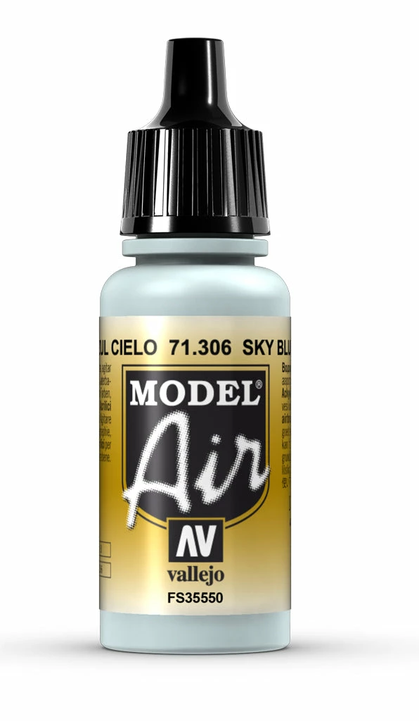 Ozzie Collectables All Board Games Vallejo Model Air - Sky Blue 17 Ml 1 Ozzie Collectables All Board Games Vallejo Model Air - Sky Blue 17 Ml
