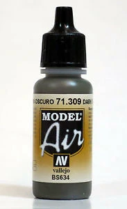 Ozzie Collectables Vallejo Model Air - Dark Slate Grey 17 Ml 1 Ozzie Collectables Vallejo Model Air - Dark Slate Grey 17 Ml