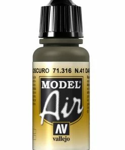Ozzie Collectables All Board Games Vallejo Model Air - N 41 Dark Olive Drab 17 Ml