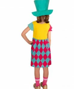 Rubies Deerfield Mad Hatter Girls Classic Costume, Child