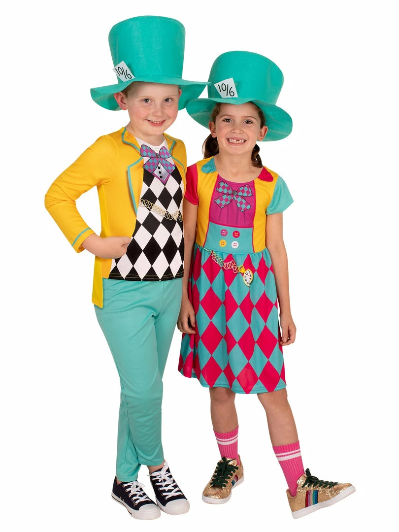 Rubies Deerfield Mad Hatter Girls Classic Costume, Child 4 Rubies Deerfield Mad Hatter Girls Classic Costume, Child