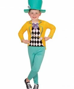 Rubies Deerfield Mad Hatter Boys Classic Costume, Child Disney Junior