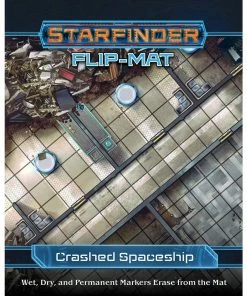 Pathfinder Starfinder RPG Flip Mat Crashed Starship