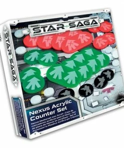Ozzie Collectables All Board Games Star Saga Nexus Acrylic Counter Set
