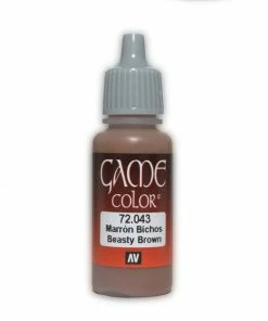 Ozzie Collectables All Board Games Vallejo Game Colour - Beasty Brown 17 Ml