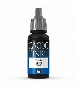 Ozzie Collectables All Board Games Vallejo Game Colour - Ink Black 17 Ml