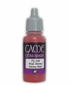 Ozzie Collectables All Board Games Vallejo Game Colour - Extra Opaque Heavy Red 17 Ml