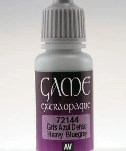Ozzie Collectables All Board Games Vallejo Game Colour - Extra Opaque Heavy Blue Grey 17 Ml