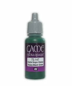 Ozzie Collectables Vallejo Game Colour - Extra Opaque Heavy Black Green 17 Ml