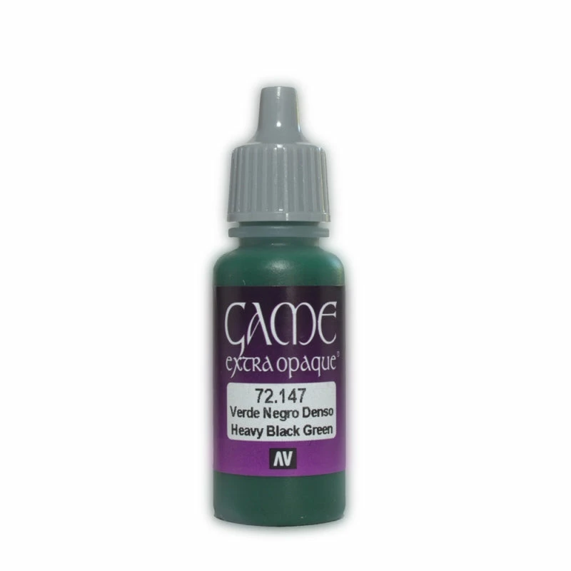 Ozzie Collectables Vallejo Game Colour - Extra Opaque Heavy Black Green 17 Ml 1 Ozzie Collectables Vallejo Game Colour - Extra Opaque Heavy Black Green 17 Ml