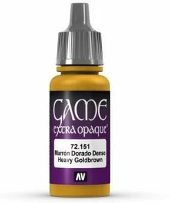 Ozzie Collectables All Board Games Vallejo Game Colour - Extra Opaque Heavy Gold Brown 17 Ml