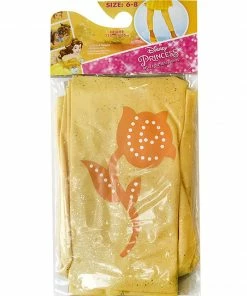 Rubies Deerfield Disney Princess Belle Footless Tights, Child 6 Rubies Deerfield Disney Princess Belle Footless Tights, Child