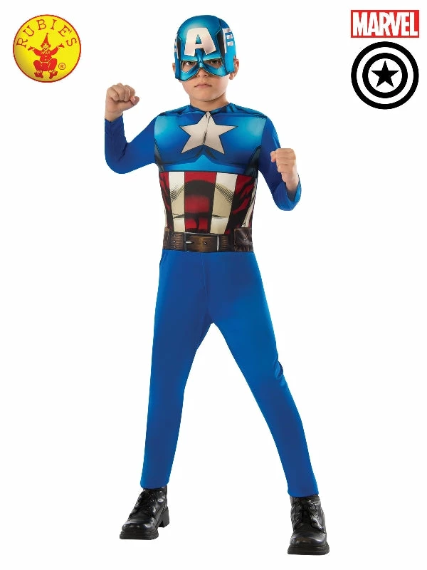 Rubies Deerfield Captain America Classic Costume, Child 1 Rubies Deerfield Captain America Classic Costume, Child