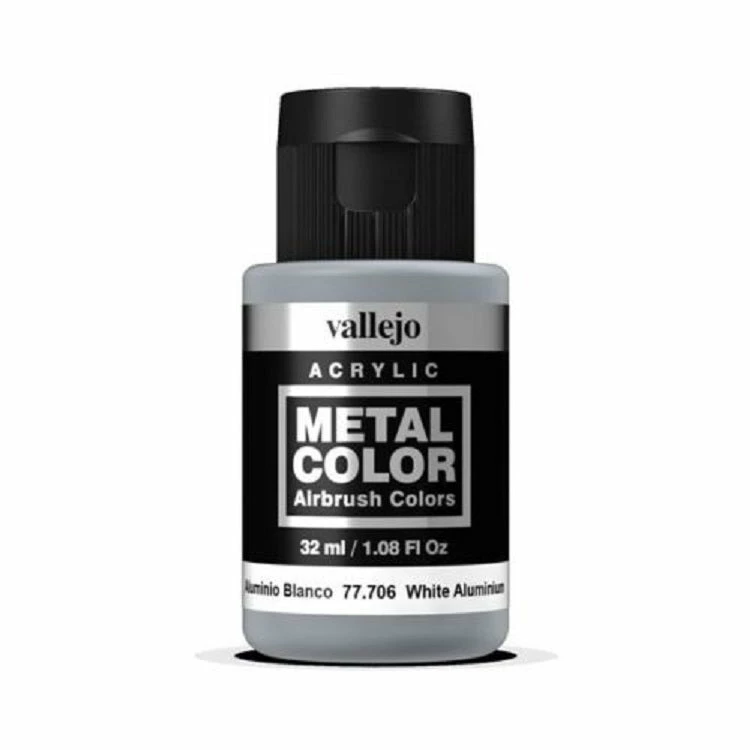 Ozzie Collectables Vallejo Metal Colour - White Aluminium 32 Ml 1 Ozzie Collectables Vallejo Metal Colour - White Aluminium 32 Ml