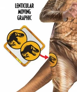 Rubies Deerfield Jurassic World T-Rex Deluxe Lenticular Costume, Child 8 Rubies Deerfield Jurassic World T-Rex Deluxe Lenticular Costume, Child