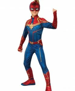 Rubies Deerfield Captain Marvel Classic Hero Suit, Child