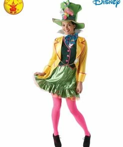 Rubies Deerfield Mad Hatter Ladies Costume, Adult Disney Junior