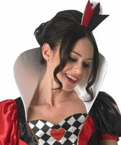 Rubies Deerfield Red Queen Of Hearts Costume, Adult Disney Junior