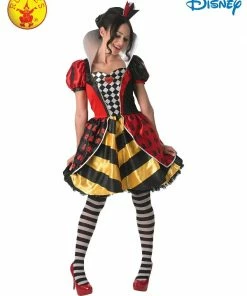 Rubies Deerfield Red Queen Of Hearts Costume, Adult Disney Junior