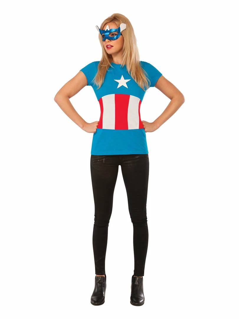 Rubies Deerfield American Dream Tshirt, Adult Captain America 2 Rubies Deerfield American Dream Tshirt, Adult Captain America