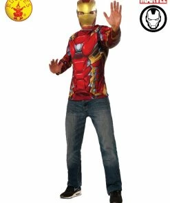 Rubies Deerfield Iron Man Adult Costume Top, Adult