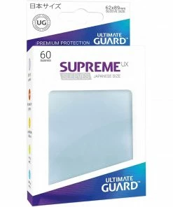 Ozzie Collectables Ultimate Guard Supreme UX Sleeves Japanese Size Matte Transparent (60)