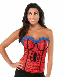 Rubies Deerfield Spider-Man Spider-Girl Classic Corset, Adult