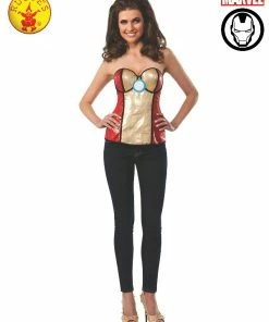 Rubies Deerfield Iron Rescue Sequined Corset, Adult Marvel Other