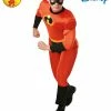 Rubies Deerfield Disney Pixar Mr Incredible 2 Deluxe Costume, Adult
