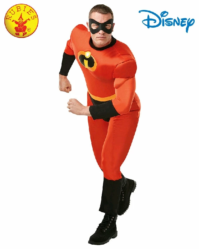 Rubies Deerfield Disney Pixar Mr Incredible 2 Deluxe Costume, Adult 1 Rubies Deerfield Disney Pixar Mr Incredible 2 Deluxe Costume, Adult