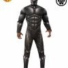 Rubies Deerfield Black Panther Deluxe Costume, Adult Marvel Other