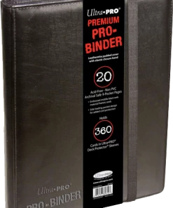 Ultra Pro - 9-Pocket Premium Pro Binder (Black) Stationary
