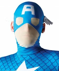 Rubies Deerfield Captain America 2Nd Skin Suit, Adult