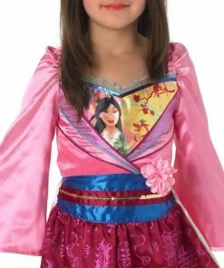 Rubies Deerfield Disney Princess Mulan Shimmer Deluxe Costume, Child