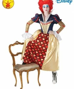 Rubies Deerfield Disney Junior Queen Of Hearts Deluxe Costume, Adult