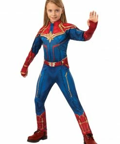 Rubies Deerfield Captain Marvel Deluxe Hero Suit, Child Marvel Other