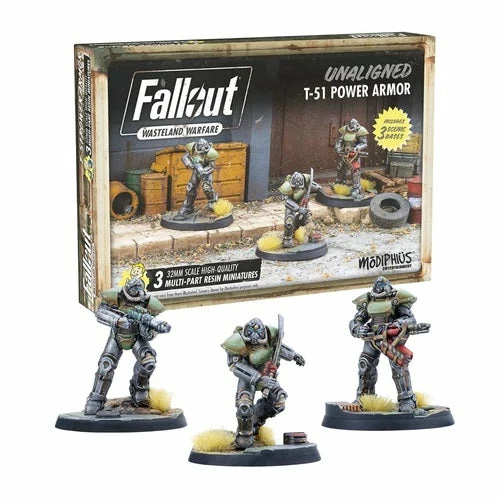 Ozzie Collectables All Board Games Fallout: Wasteland Warfare - Unaligned T51 Power Armour 1 Ozzie Collectables All Board Games Fallout: Wasteland Warfare - Unaligned T51 Power Armour