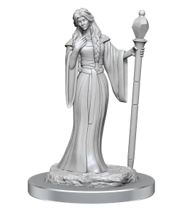 Wave 3 Critical Role Unpainted Miniatures Human Wizard Female & Halfling Holy Warrior Female All Board Games