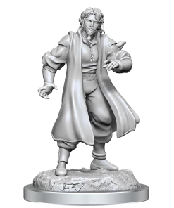 Wave 3 All Board Games Critical Role Unpainted Miniatures Male Human Sorcerer Merchant & Tiger Demon