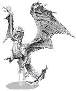 Ozzie Collectables D&D Nolzurs Marvelous Miniatures Adult Bronze Dragon